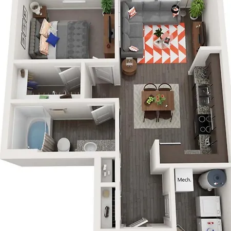 Deluxe One Bedroom Apartment Gainesville Exterior photo
